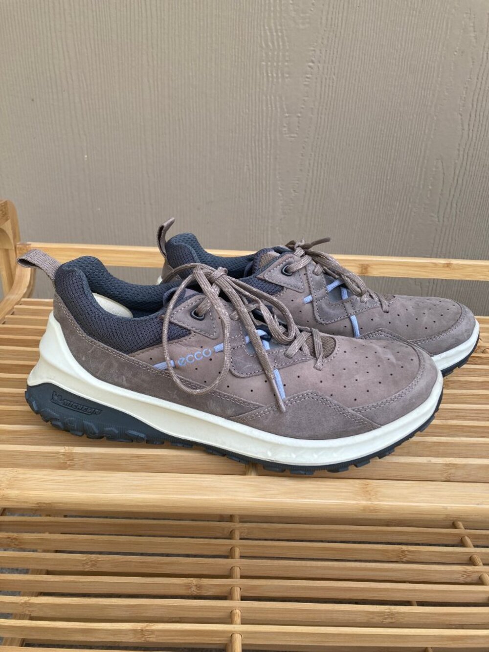 ECCO Ult-Trn Low Michelin Shoes - Women's Nubuck Runners - Size US 6-6.5 / EU 37